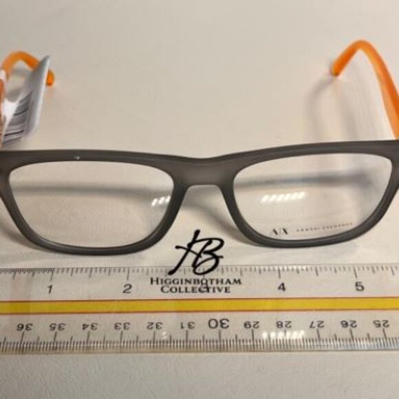 Authentic Armani Exchange Glasses AX3075 3075 8328 Orange Frames 55MM 55-18-145 - Picture 6 of 15